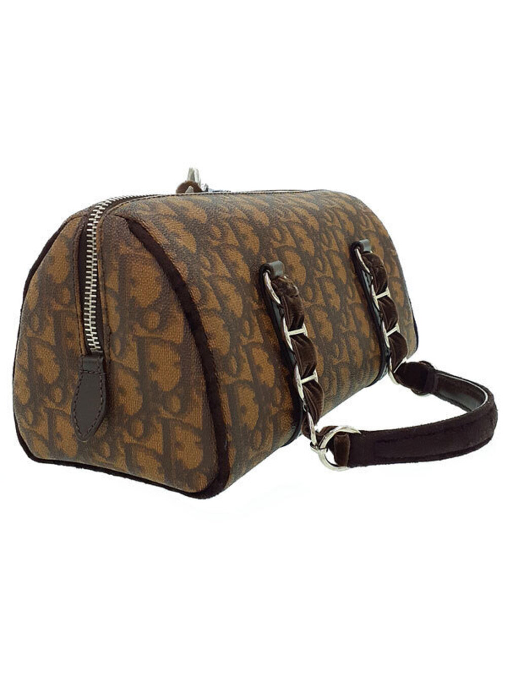 Dior Christian Romantic Trotter Handbag Black